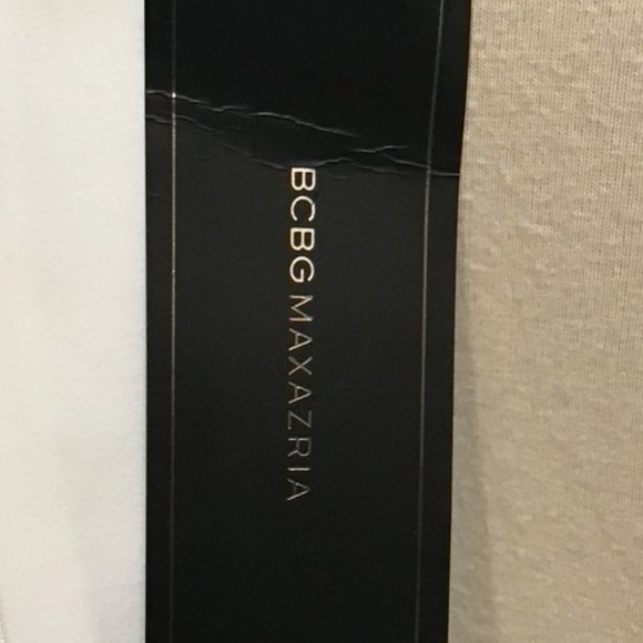 BCBGMAXAZRIA Asymmetrical Dress in Off White - Picture 7 of 8